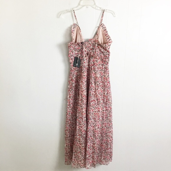 Robert RODRIGUEZ Cayana Pleated Dress pink/Floral Size 2 NWT $595 Summer - Picture 3 of 6